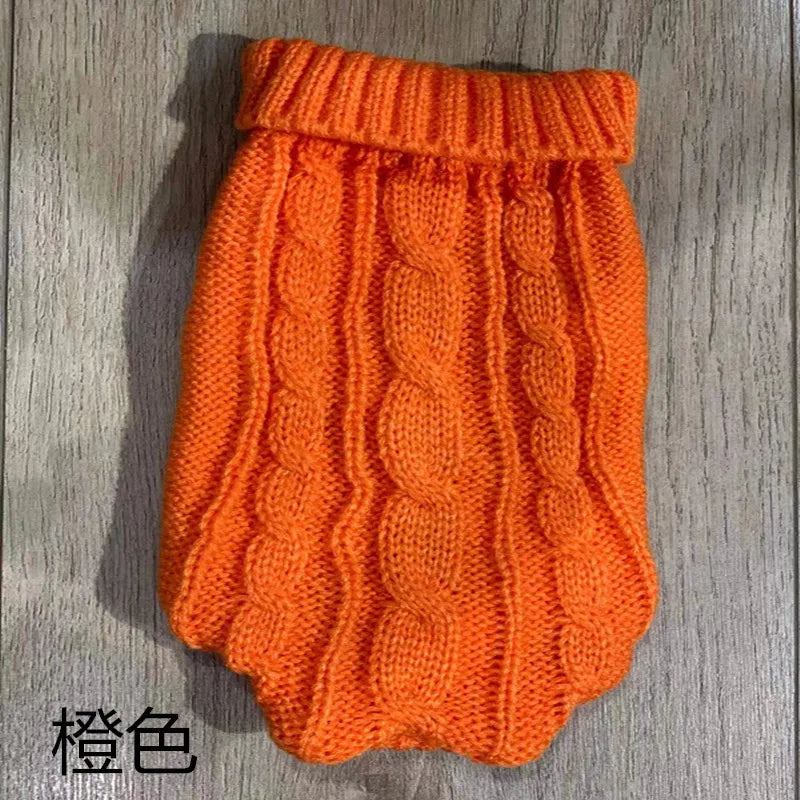 Warm Woolly Sweater for Small & Medium Pets