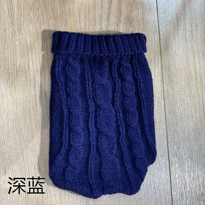 Warm Woolly Sweater for Small & Medium Pets