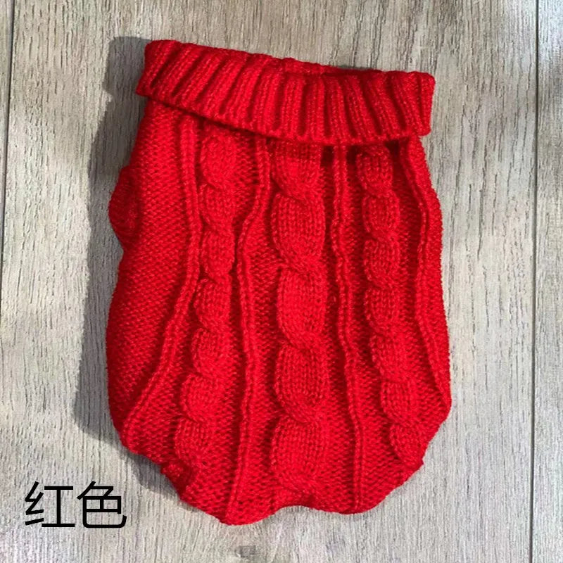 Warm Woolly Sweater for Small & Medium Pets