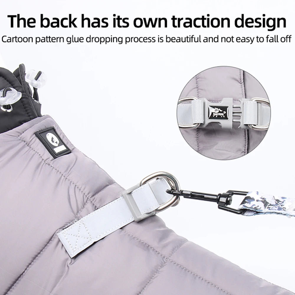 Waterproof Thicken Winter Dog Jacket for Small Dogs