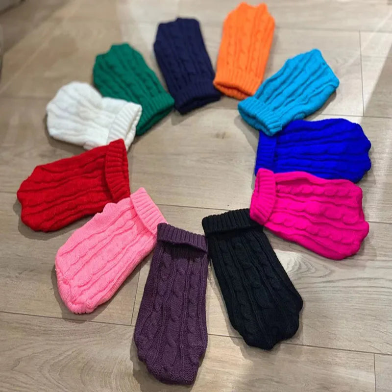 Warm Woolly Sweater for Small & Medium Pets