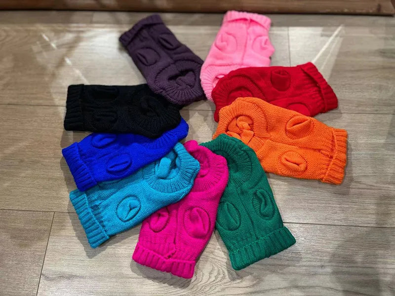 Warm Woolly Sweater for Small & Medium Pets