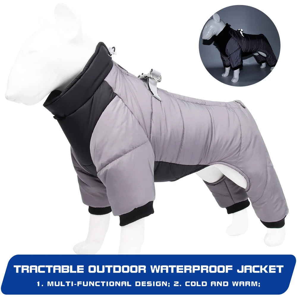 Waterproof Thicken Winter Dog Jacket for Small Dogs