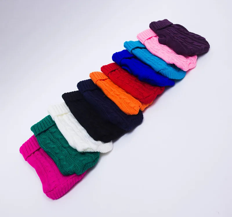 Warm Woolly Sweater for Small & Medium Pets