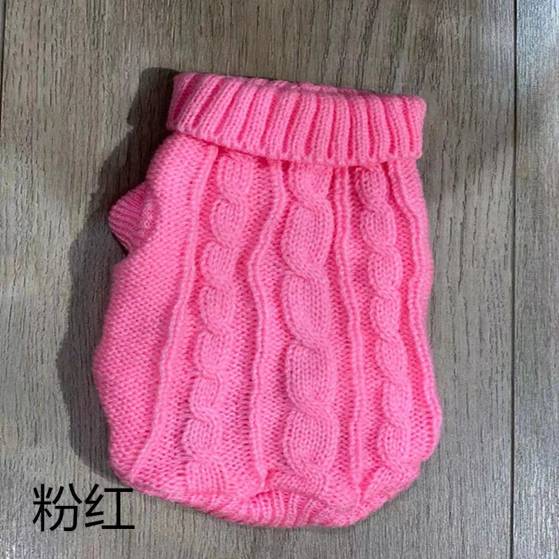 Warm Woolly Sweater for Small & Medium Pets