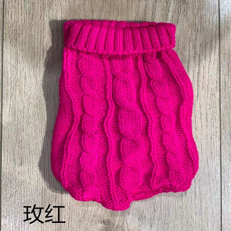 Warm Woolly Sweater for Small & Medium Pets