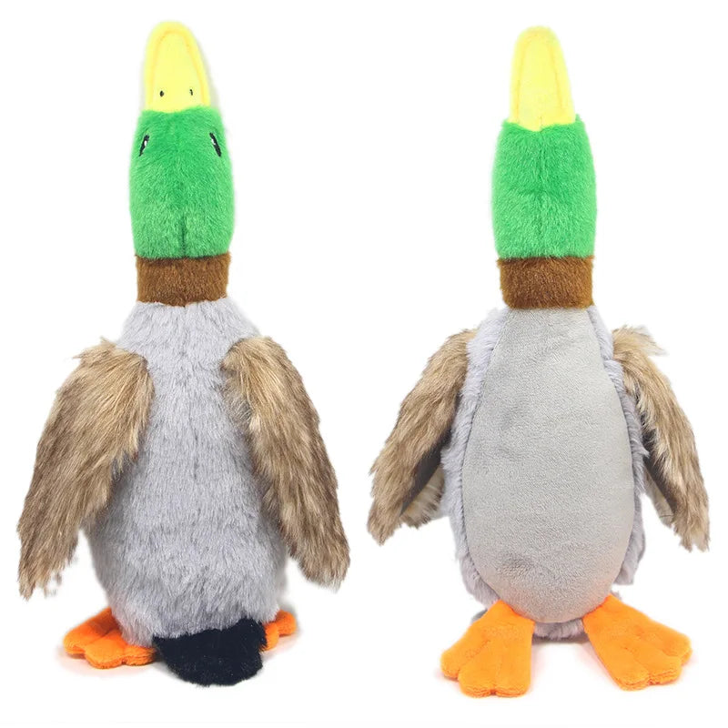 Plush Duck Squeaky Toy for Dogs
