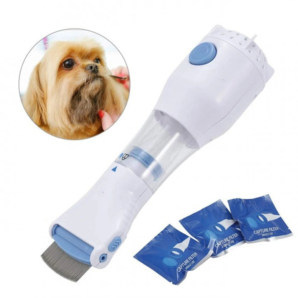 Electric Anti-Lice & Flea Removal Pet Comb