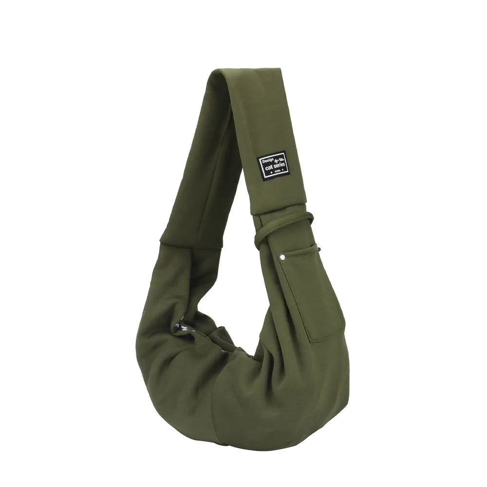 Portable Pet Shoulder Bag with Phone Pocket