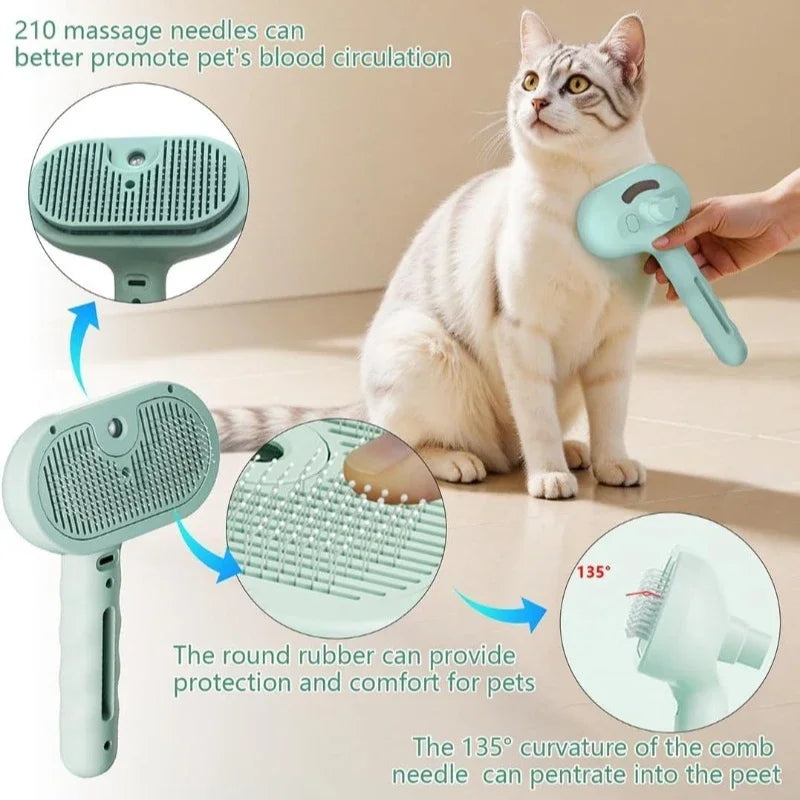 Electric Pet Hair Straightener & Massage Comb