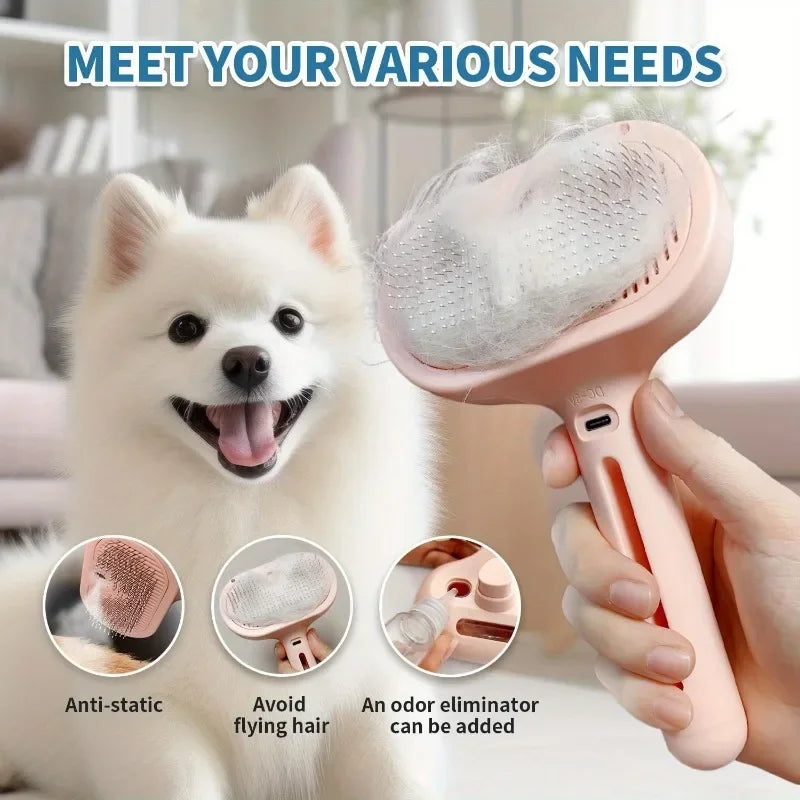 Electric Pet Hair Straightener & Massage Comb