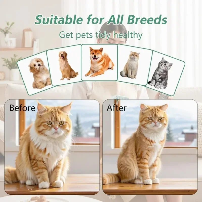 Electric Pet Hair Straightener & Massage Comb