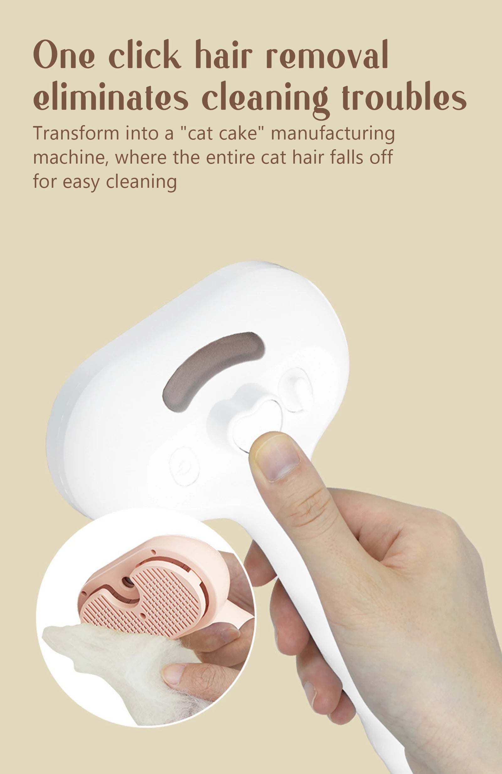 Pet Steam Massage Comb for Dogs & Cats