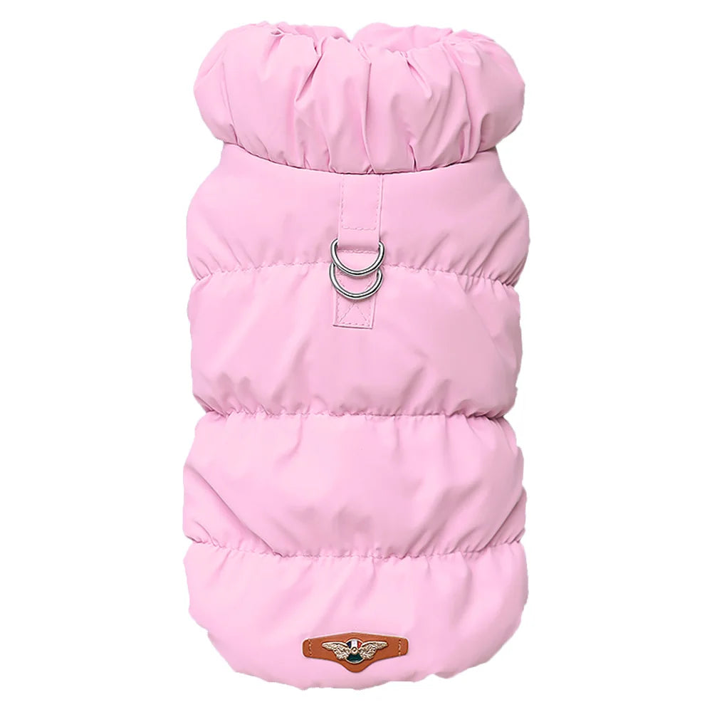 Padded Winter Dog & Cat Coat for Small Breeds