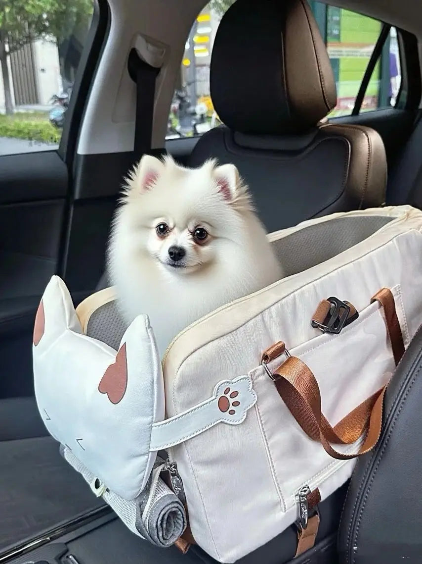 Pet Car Seat Booster Carrier for Dogs & Cats