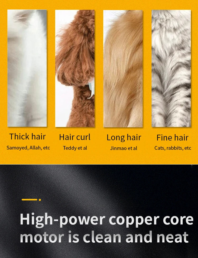 Professional All-Metal Rechargeable Pet Hair Clipper