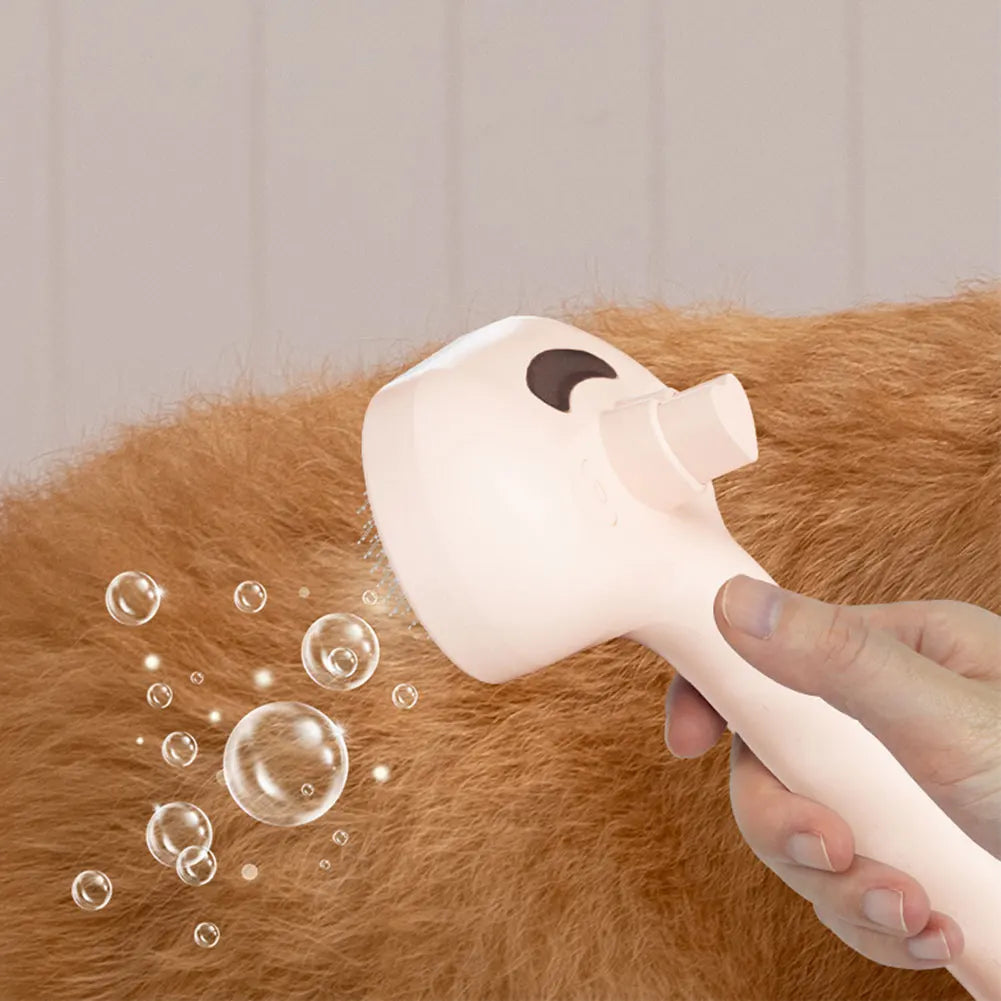 3-in-1 Cat Steam Brush & Pet Hair Remover Comb