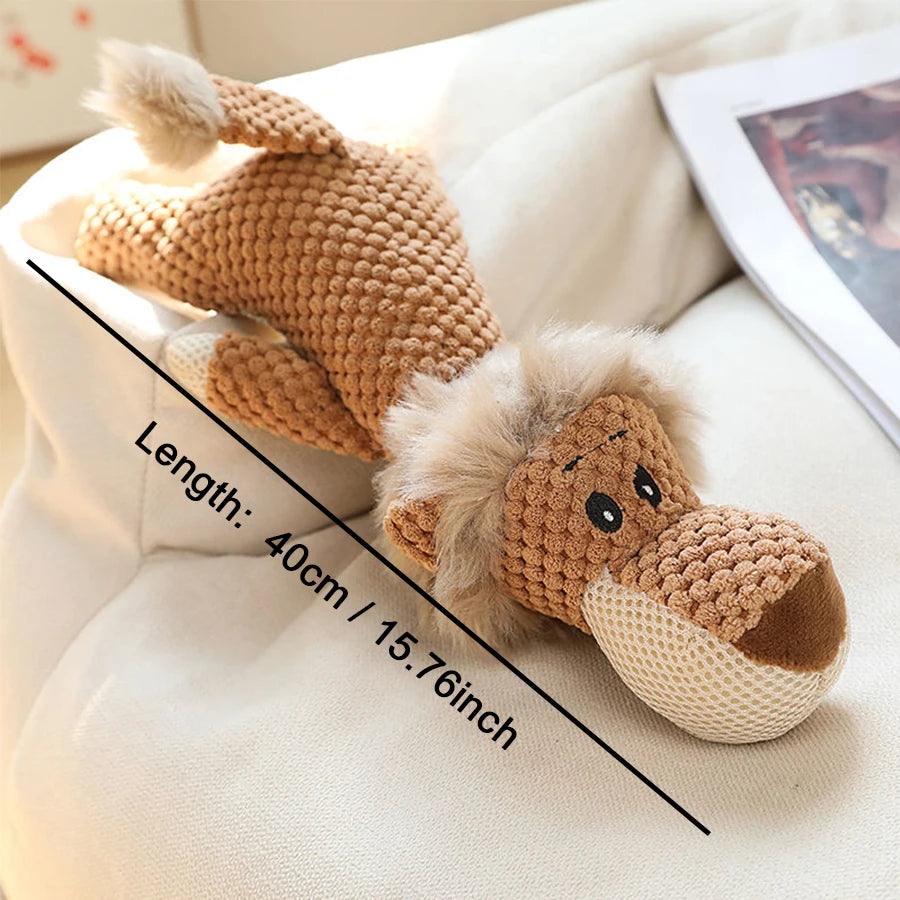 Cartoon Plush Squeaky Toy for Dogs