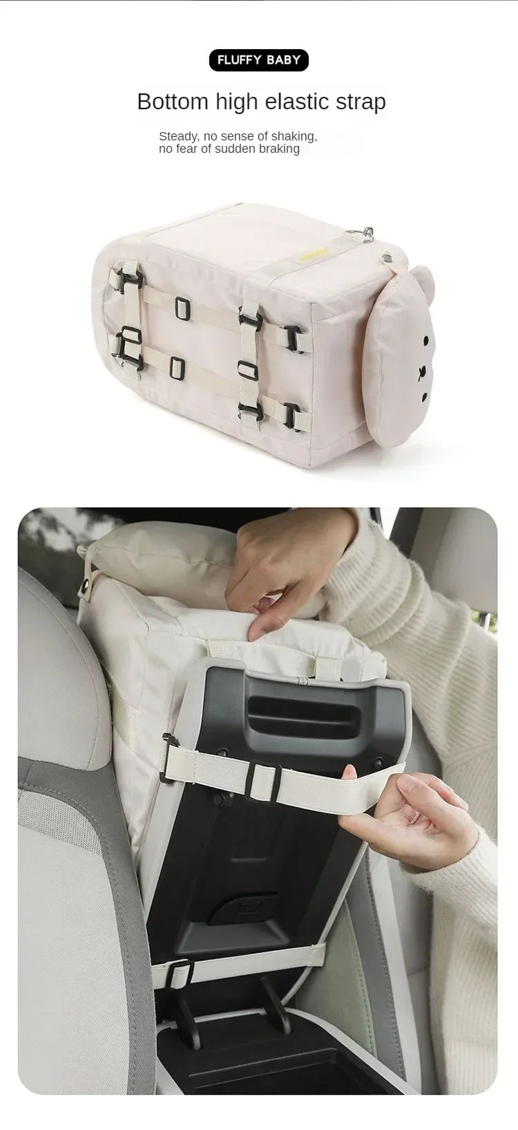 Pet Car Seat Booster Carrier for Dogs & Cats