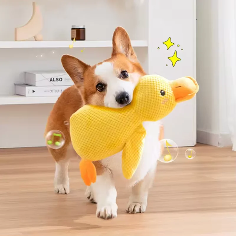 Stomping Duck Plush Toy for Dogs