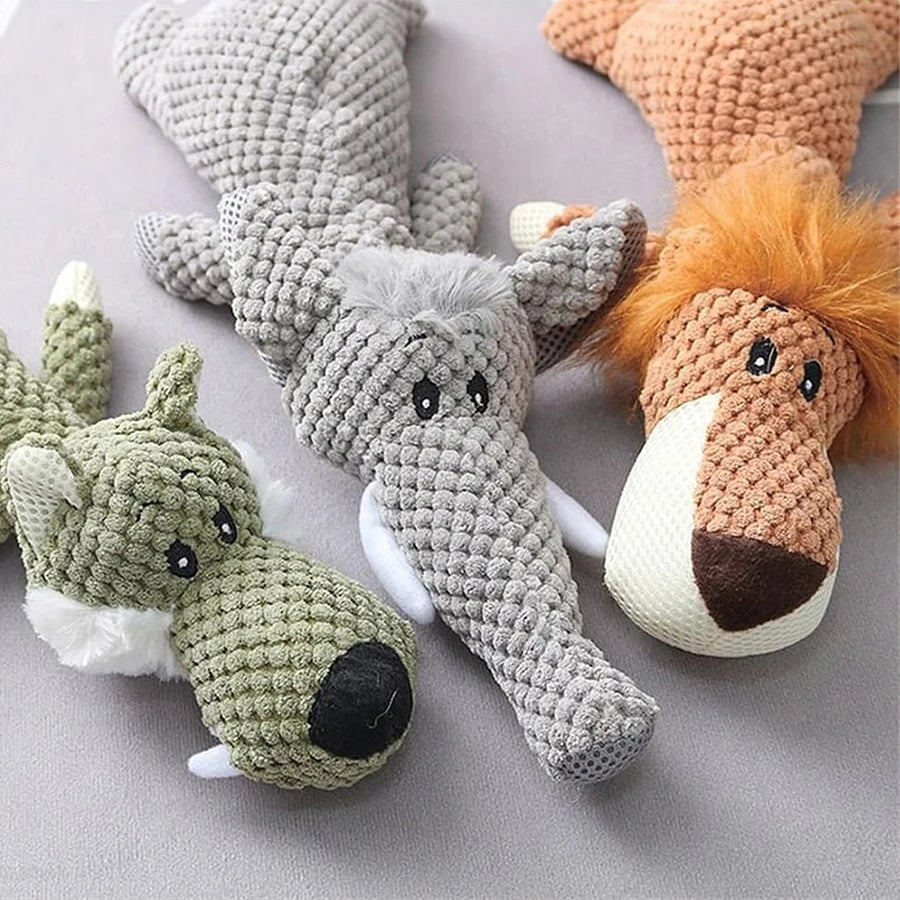 Cartoon Plush Squeaky Toy for Dogs