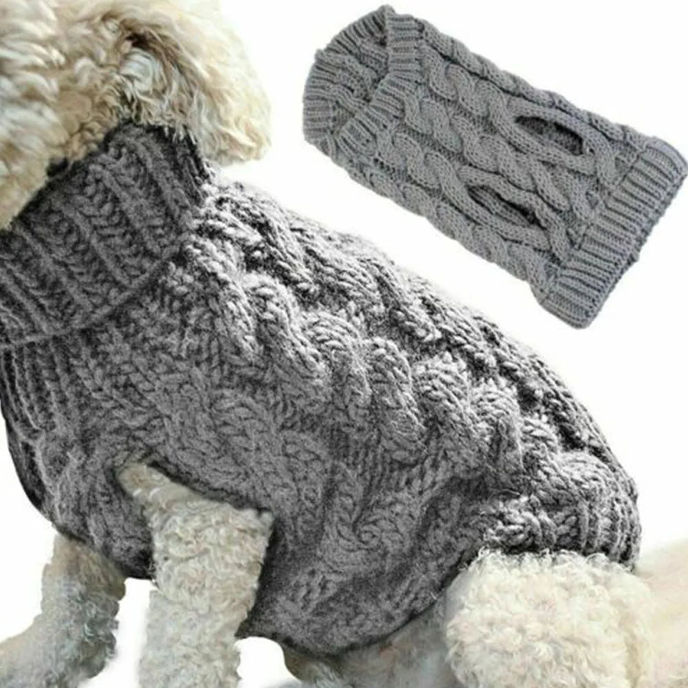 Knitted Winter Sweater for Small Dogs & Pets