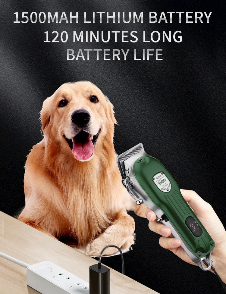 Professional All-Metal Rechargeable Pet Hair Clipper