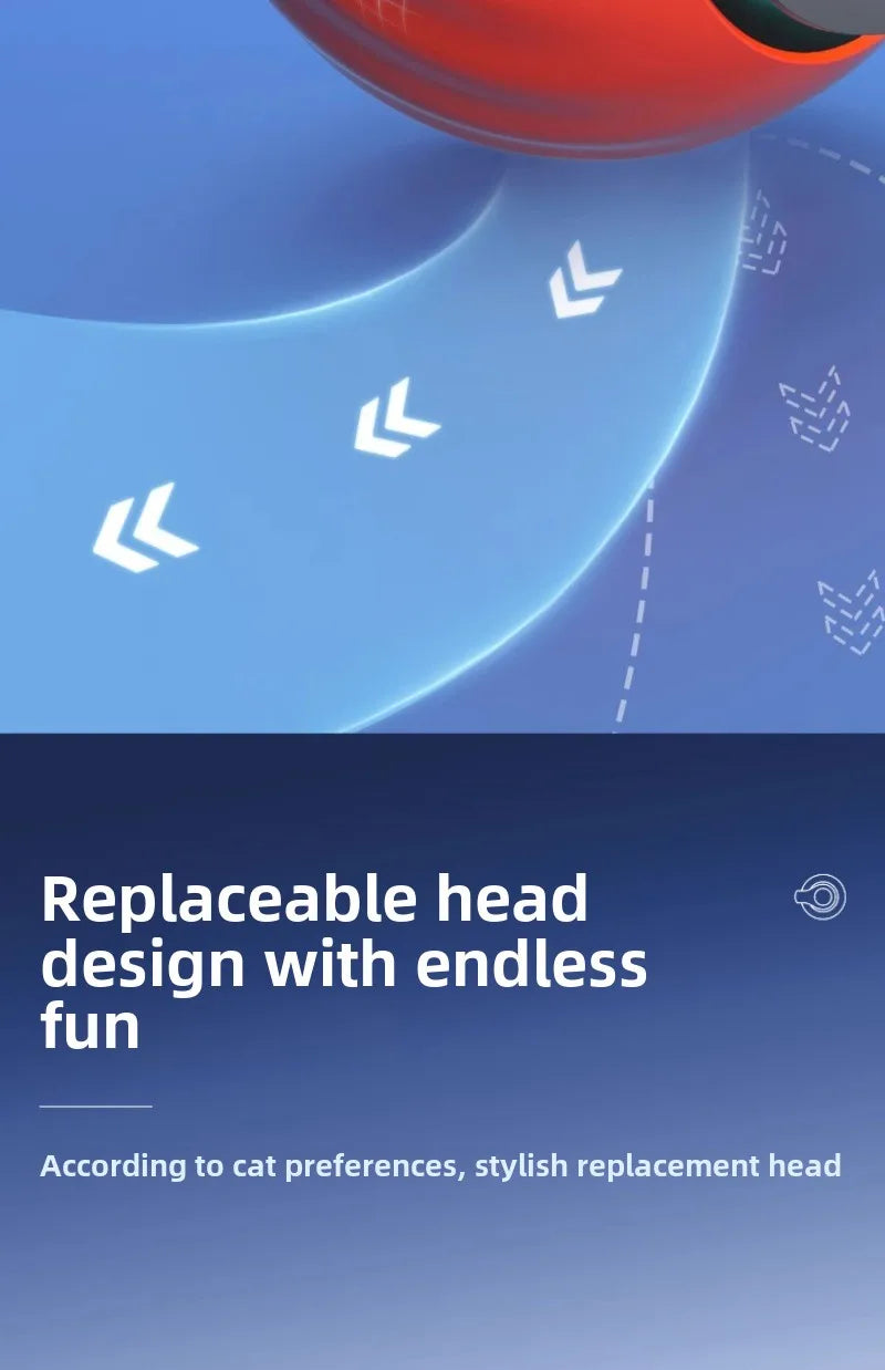 USB Rechargeable Smart Rolling Ball Cat Toy