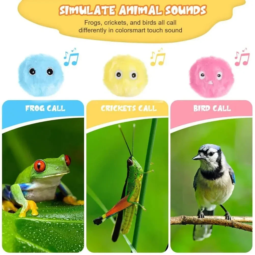 Automatic Interactive Plush Ball Cat Toy