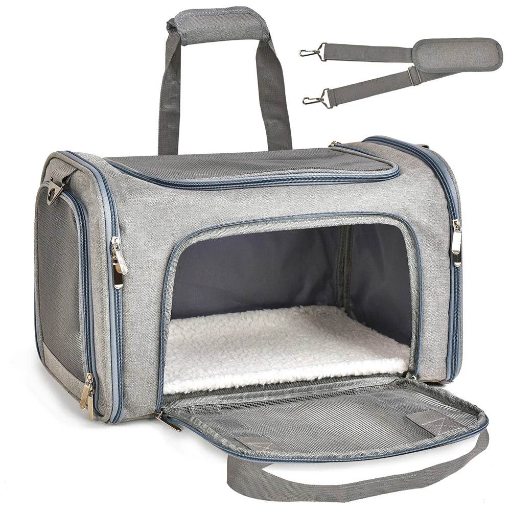 Soft-Sided Pet Carrier Backpack for Dogs & Cats