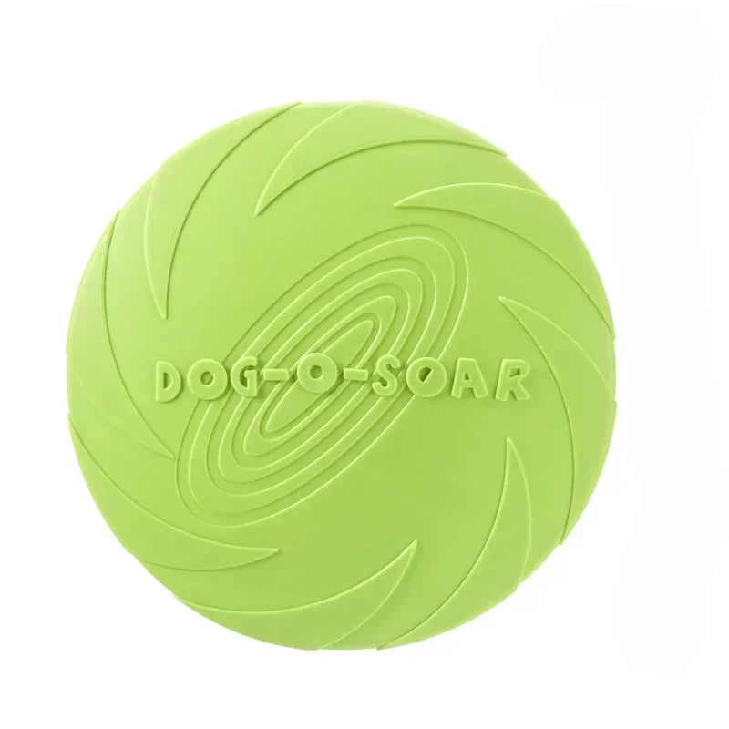 Multicolor Silicone Flying Disc Dog Toy