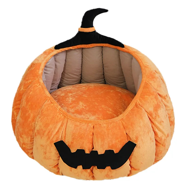 Pumpkin Cat & Dog Bed All-Season House