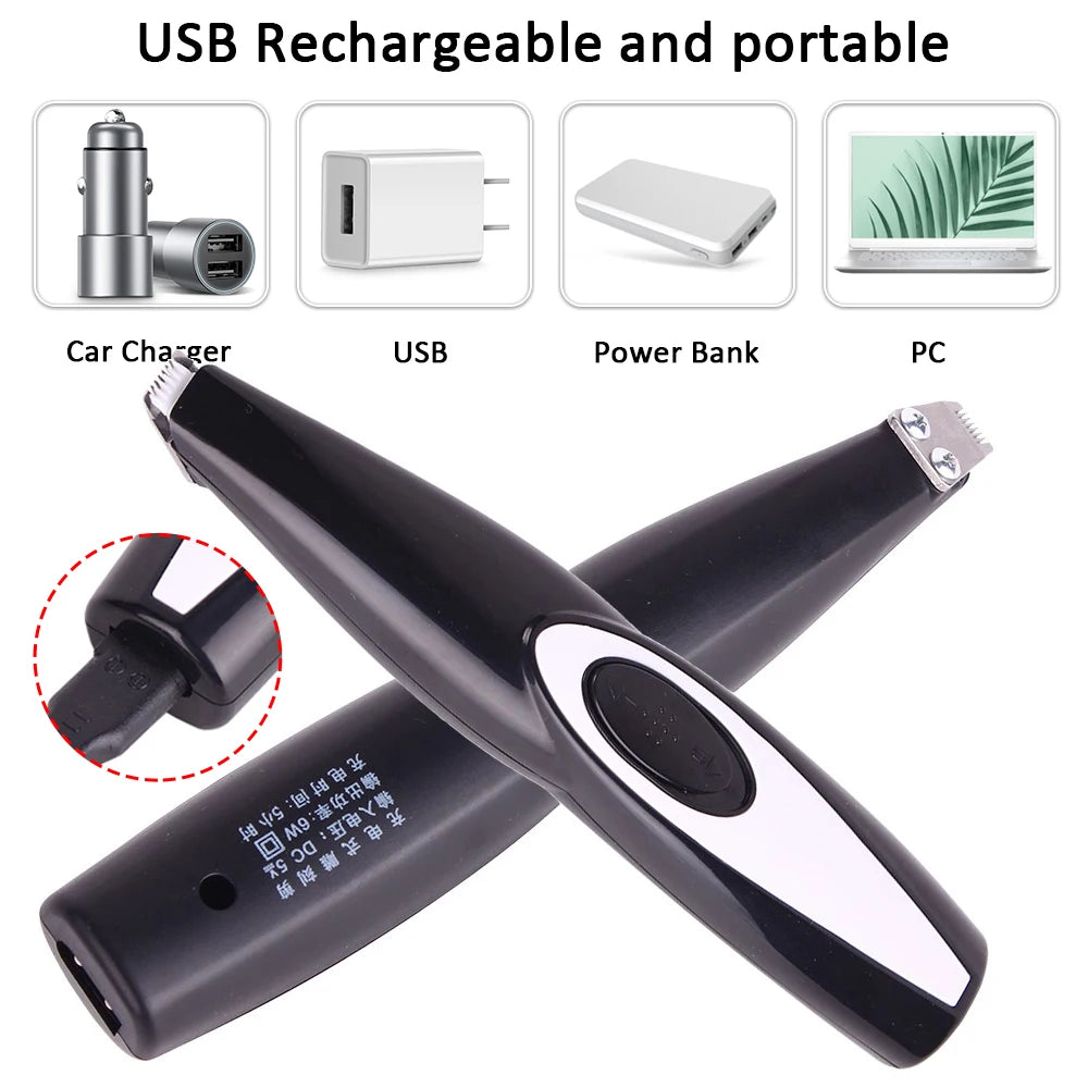 Rechargeable Electric Pet Hair Clipper Grooming Kit