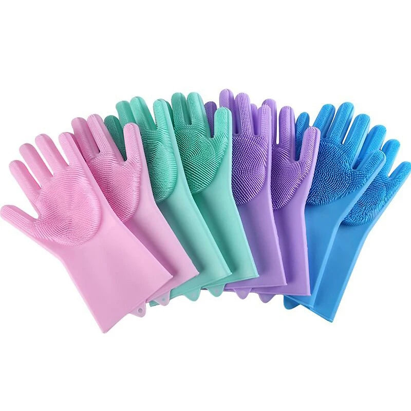Silicone Pet Grooming & Bathing Gloves
