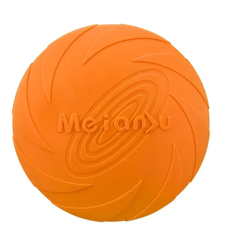 Multicolor Silicone Flying Disc Dog Toy