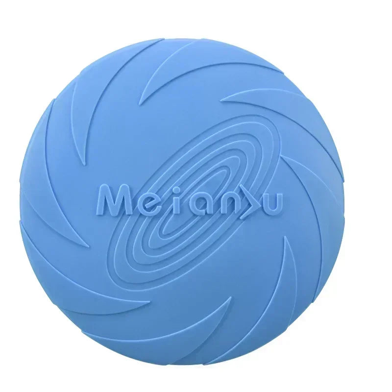 Multicolor Silicone Flying Disc Dog Toy