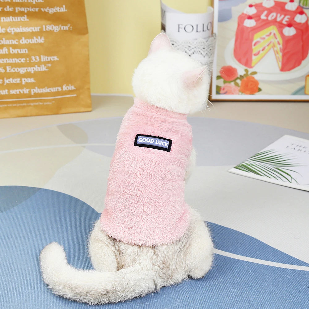 Coral Fleece Dog & Cat Sweater Vest