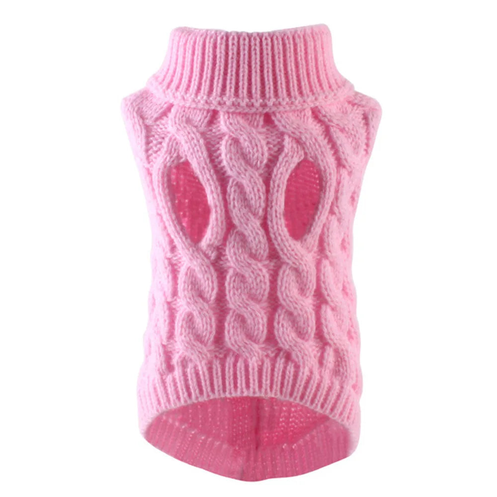 Knitted Winter Sweater for Small Dogs & Pets