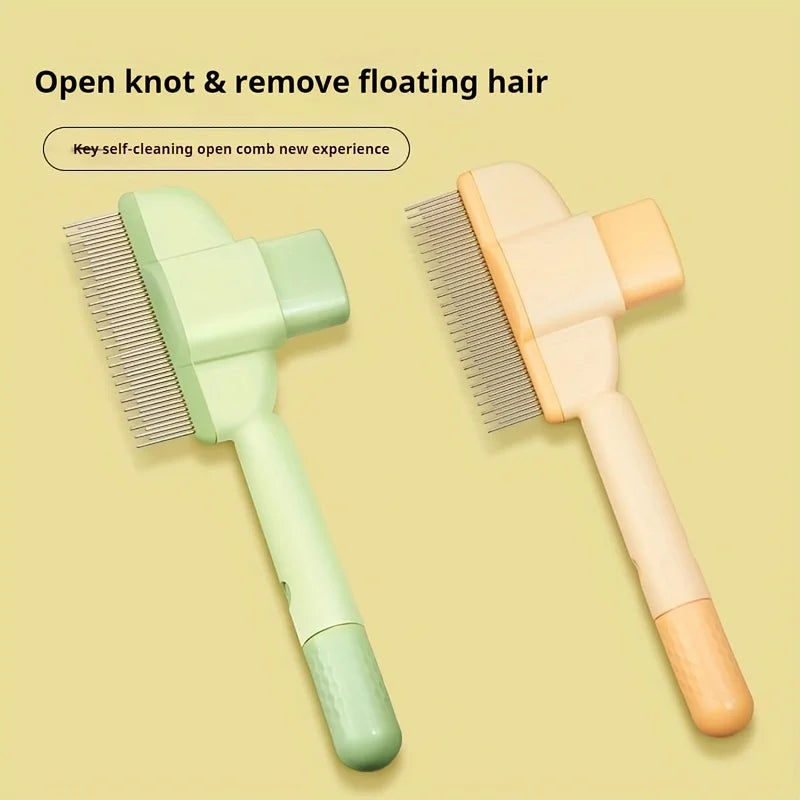 Pet Hair Remover & Grooming Brush for Dogs and Cats