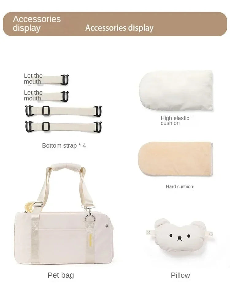 Pet Car Seat Booster Carrier for Dogs & Cats