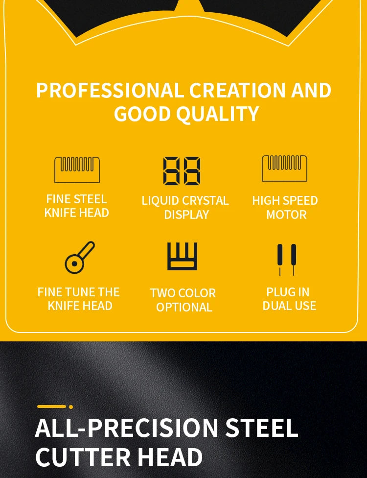 Professional All-Metal Rechargeable Pet Hair Clipper