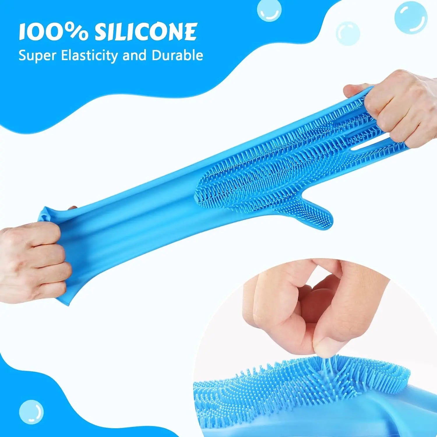 Silicone Pet Grooming & Bathing Gloves