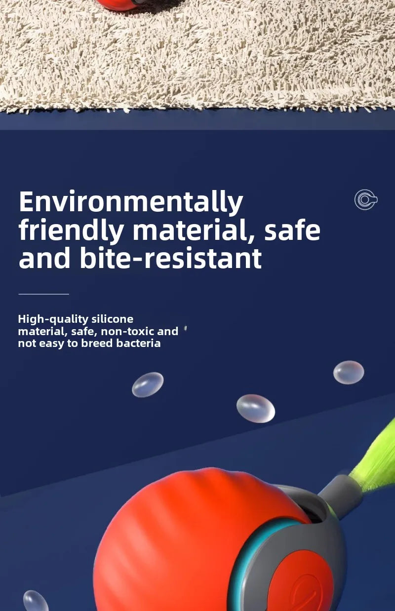 USB Rechargeable Smart Rolling Ball Cat Toy