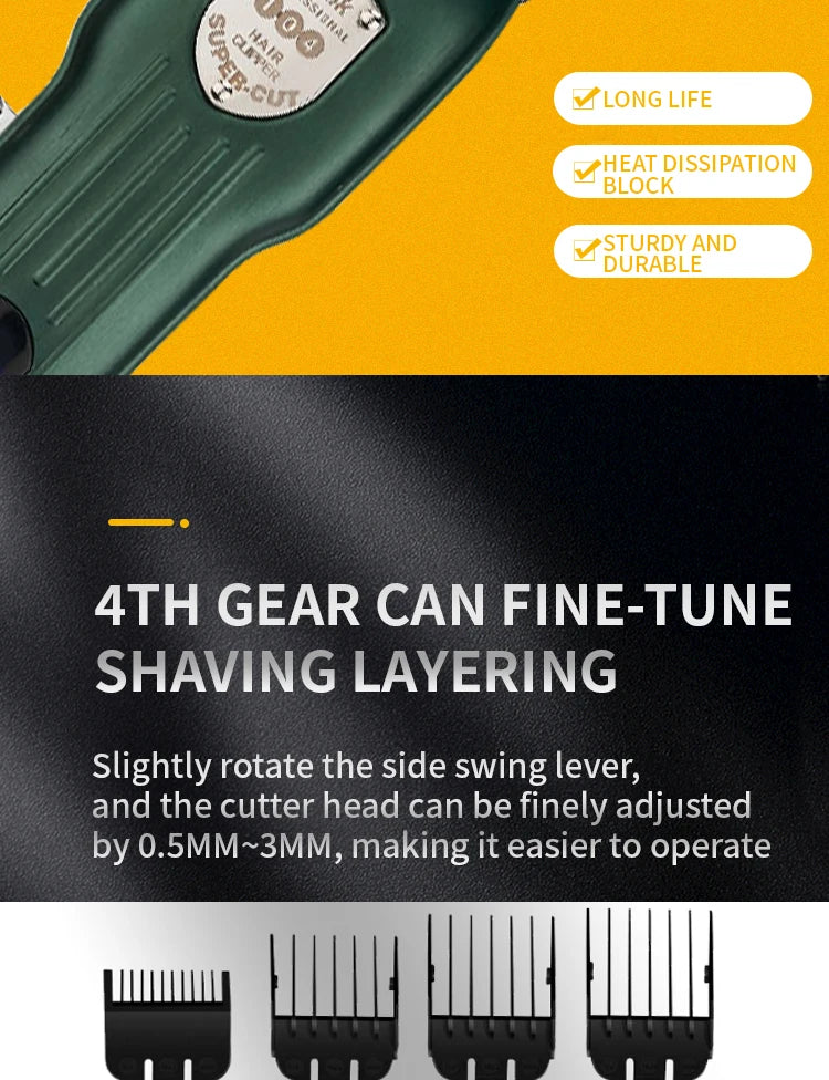 Professional All-Metal Rechargeable Pet Hair Clipper