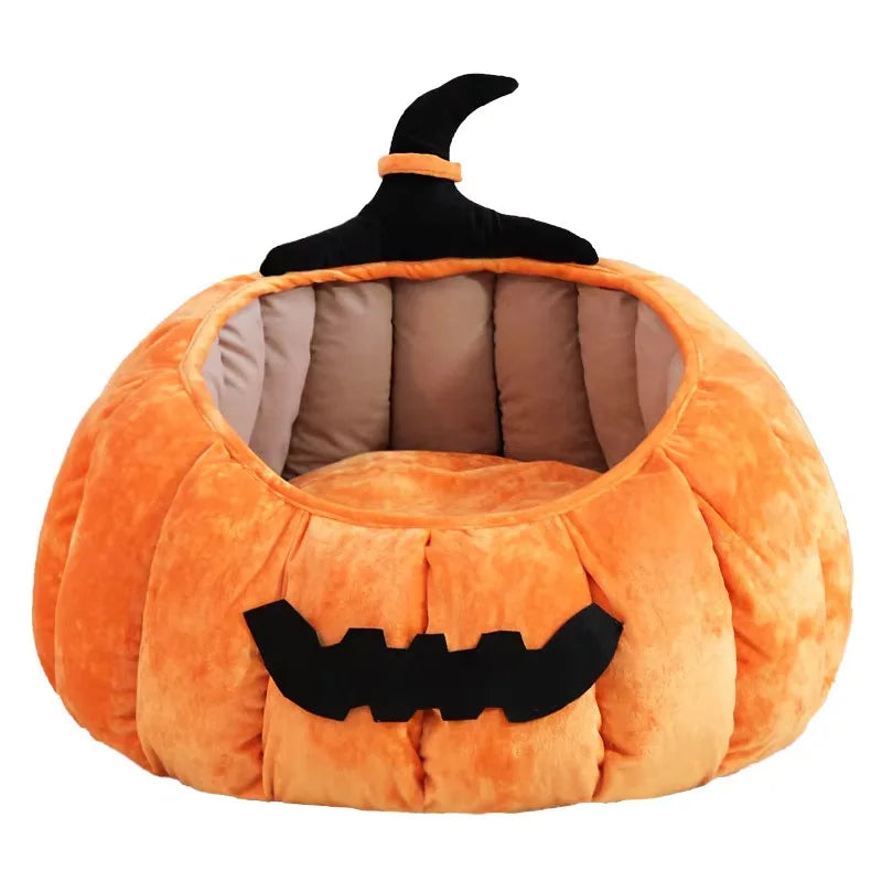 Pumpkin Cat & Dog Bed All-Season House