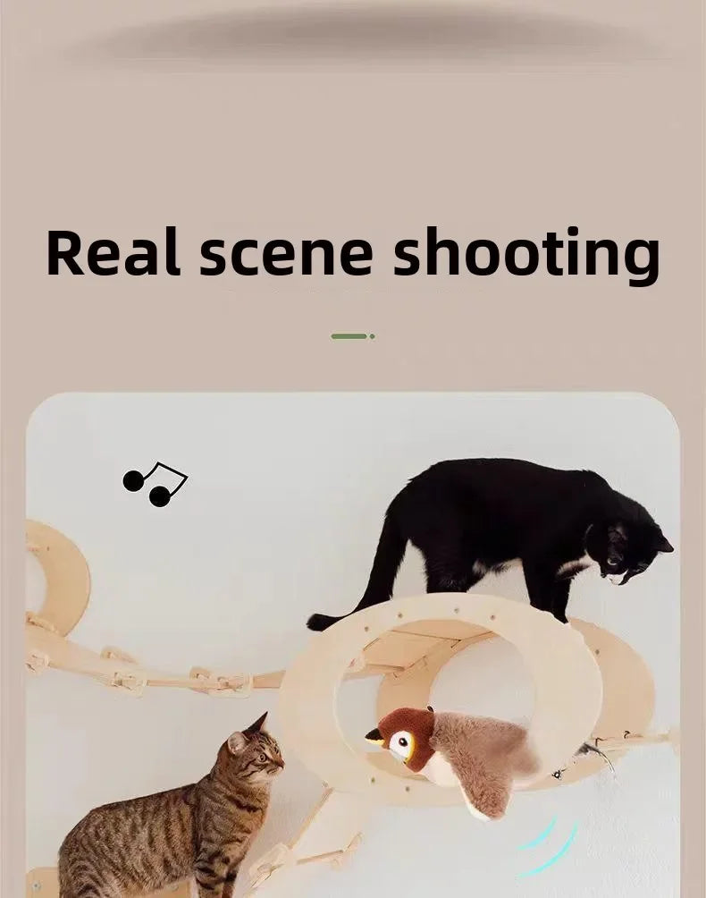 Catnip Electric Interactive Bird Toy for Cats