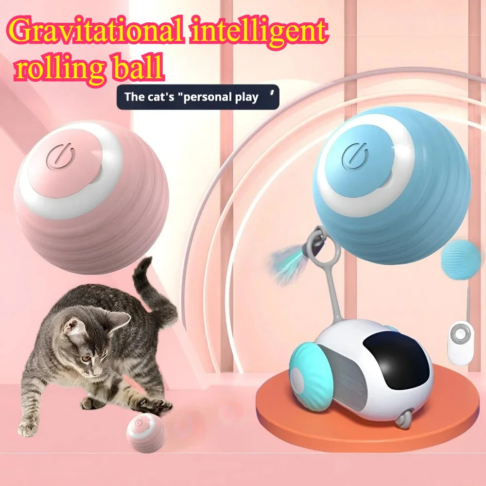 Smart Automatic Rolling Ball Cat Toy