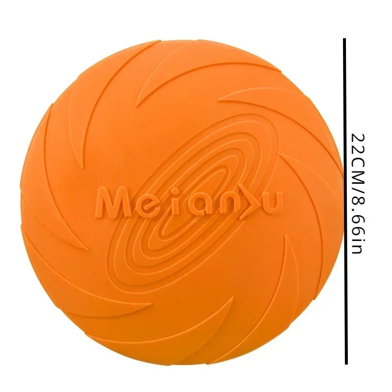 Multicolor Silicone Flying Disc Dog Toy