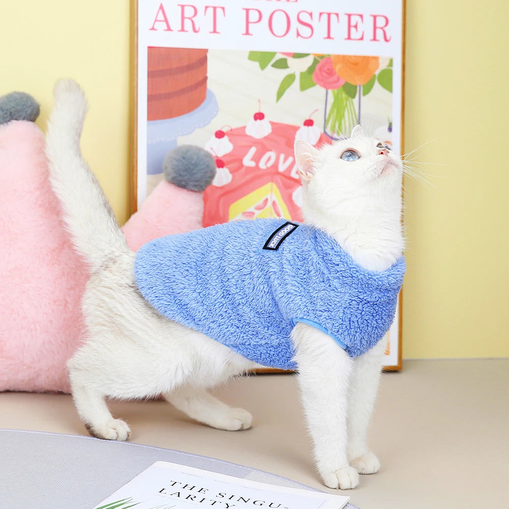 Coral Fleece Dog & Cat Sweater Vest