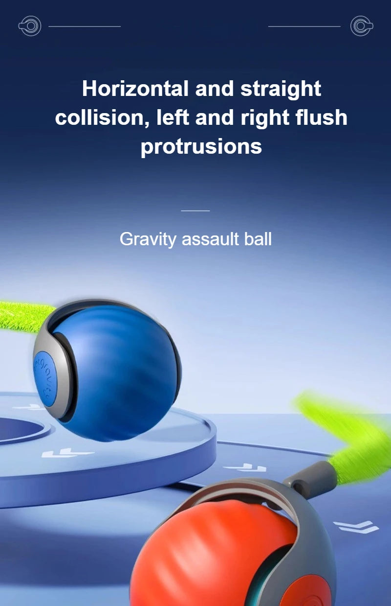 USB Rechargeable Smart Rolling Ball Cat Toy